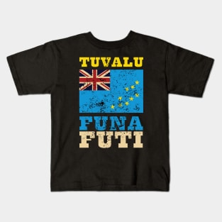 Flag of  Tuvalu Kids T-Shirt